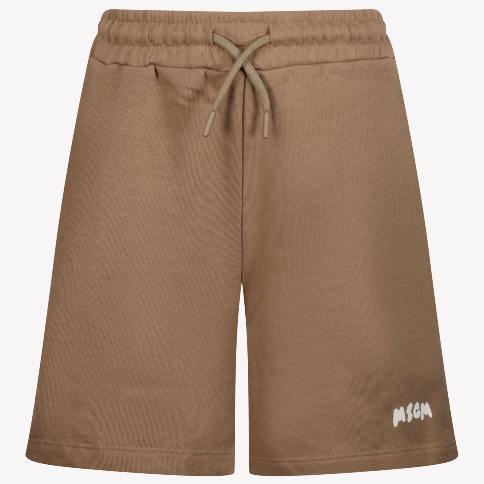 MSGM Kids Boys Shorts In Brown