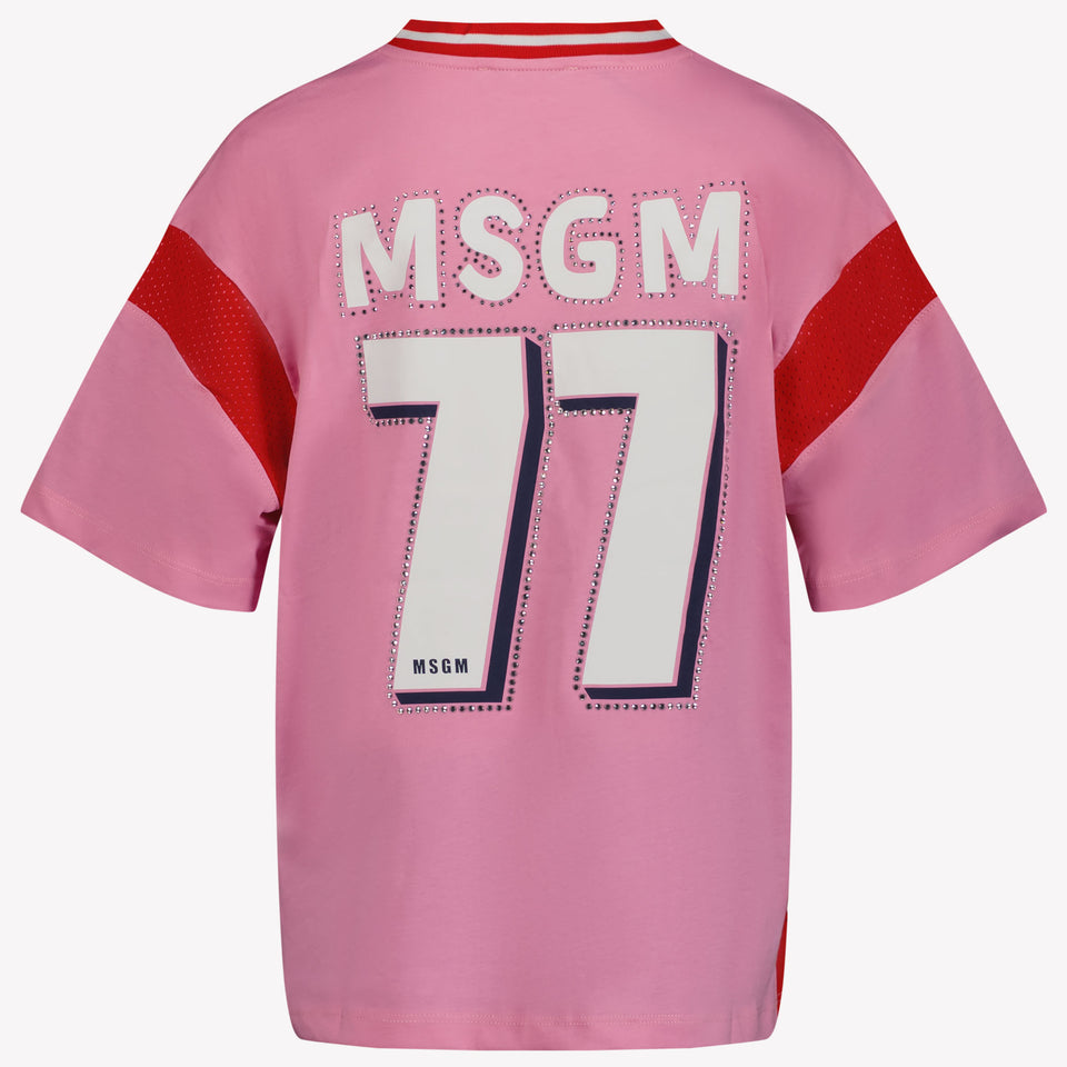 MSGM Kinder Meisjes T-Shirt In Roze