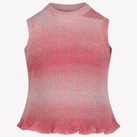 MSGM Kids Girls  T-Shirt Pink