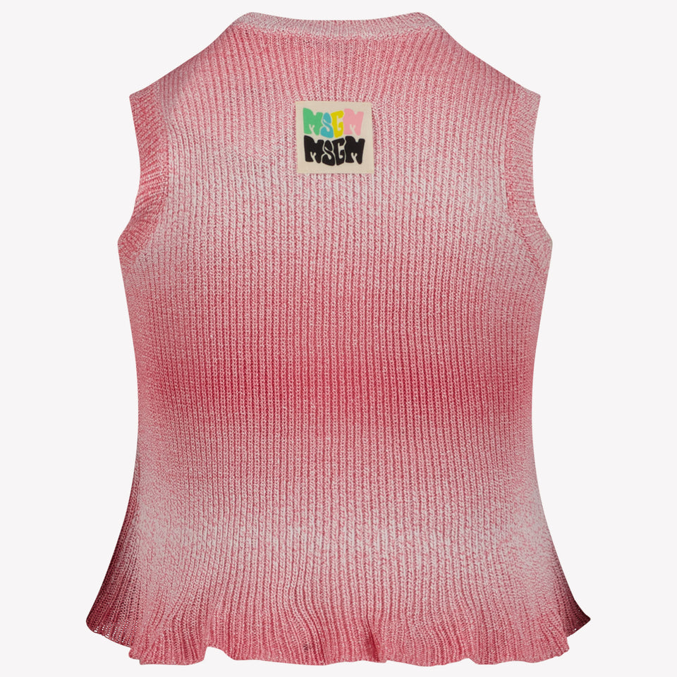 MSGM Kids Girls in T-Shirt Pink