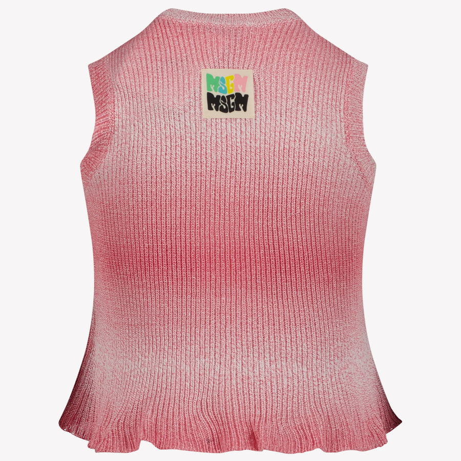 MSGM Kids Girls  T-Shirt Pink