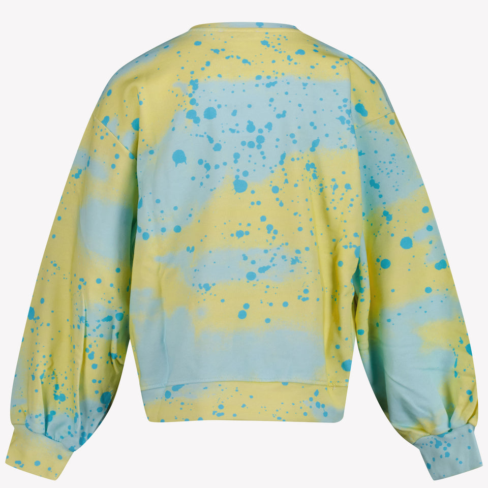 MSGM Kids Girls Sweater in Turquoise