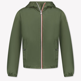 Moncler New Urville Children's Boys Summer Jacket In Army