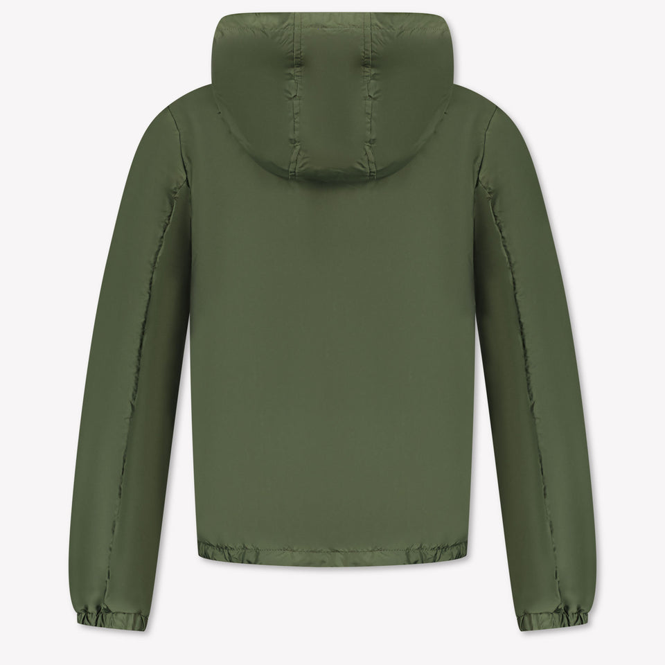 Moncler New Urville Children's Boys Summer Jacket In Army