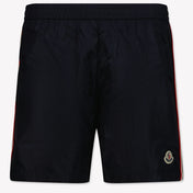 Moncler Kids guys Swimwear In Navy