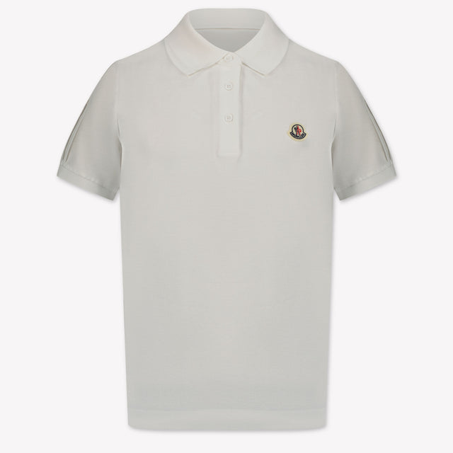 Moncler Children's girls polo in White