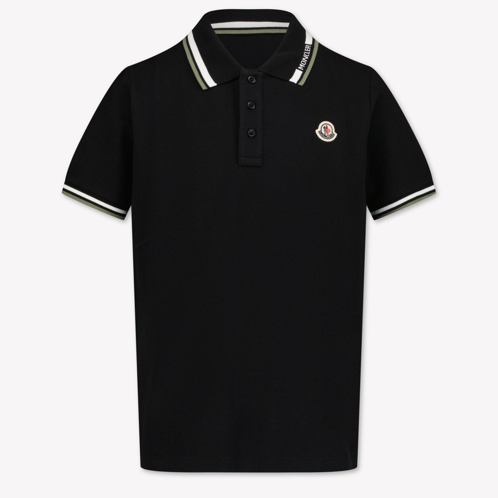 Moncler Kinder Jongens Polo In Zwart