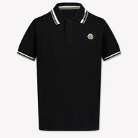 Moncler Kids Boys Polo  Black