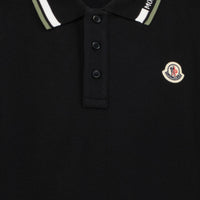 Moncler Kids Boys Polo  Black