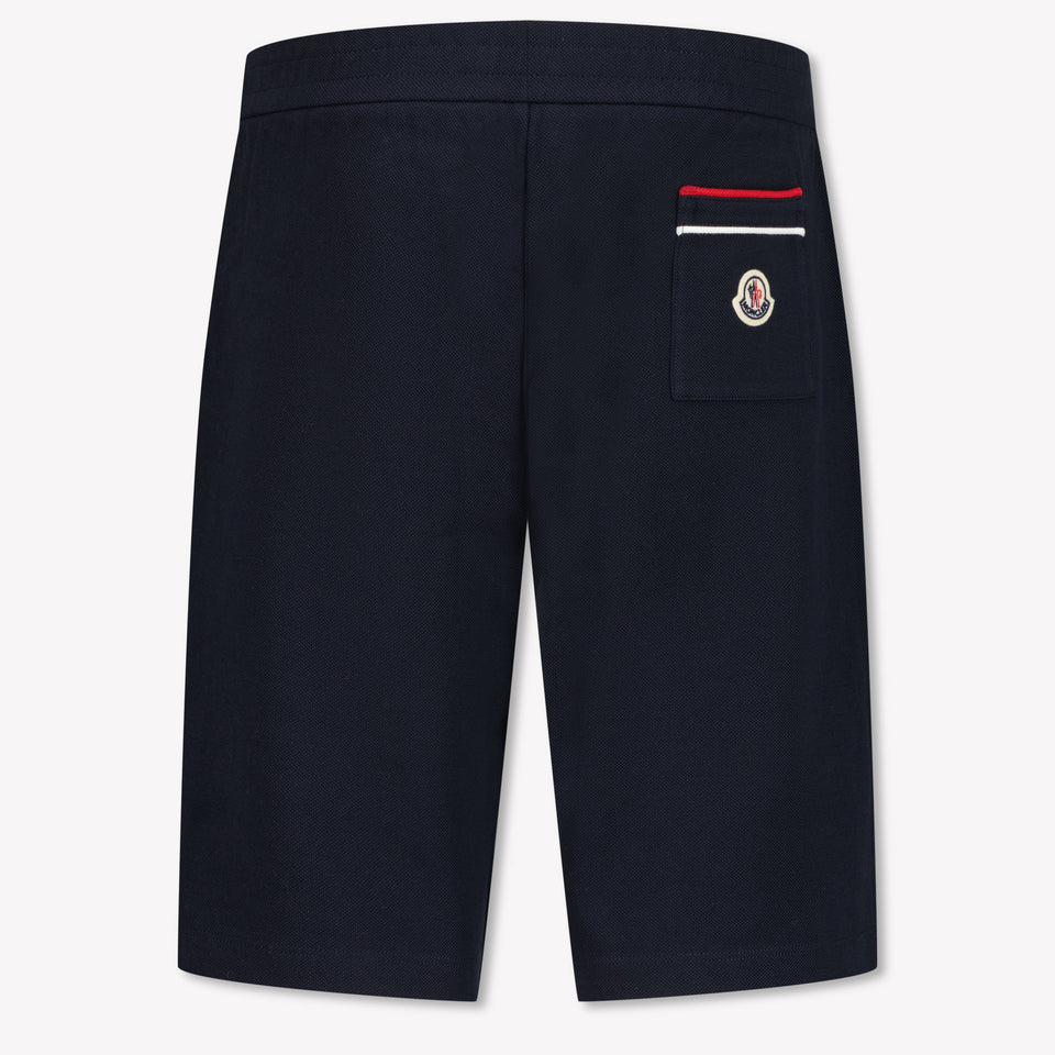 Moncler Kids guys Shorts In Navy