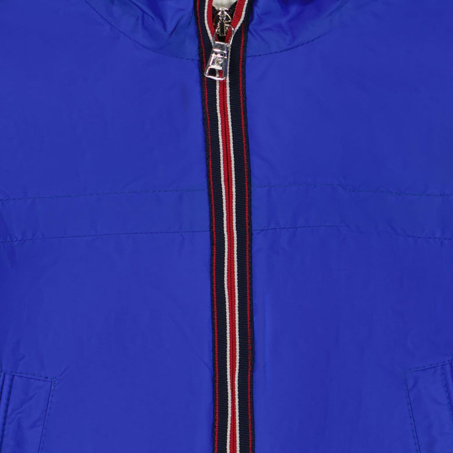 Moncler Anton Baby Jongens Zomerjas In Cobalt Blauw