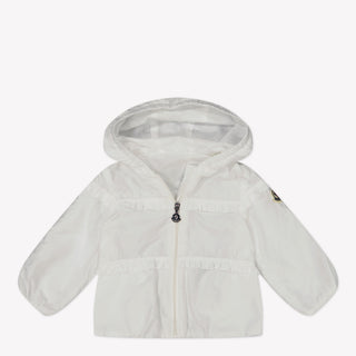 Moncler Hiti Baby Girls Summer Jacket In White