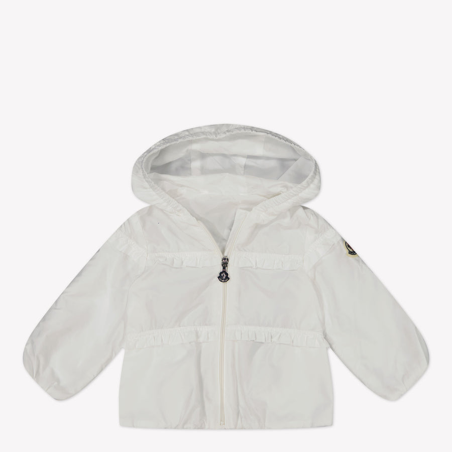 Moncler Hiti Baby Girls Summer Jacket  White