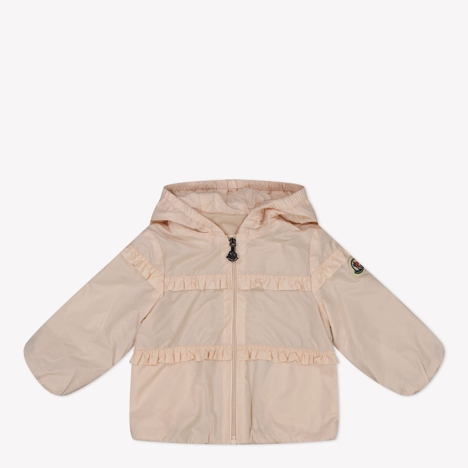 Moncler Hiti Baby Girls Summer Jacket In Light Pink