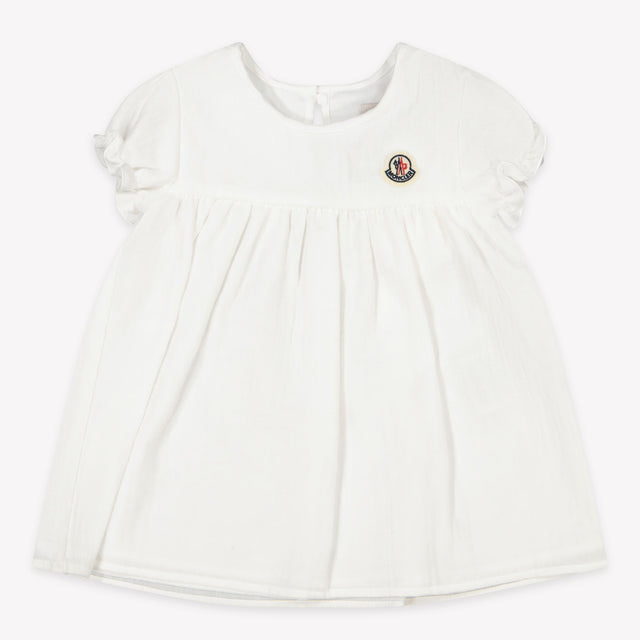 Moncler Baby Meisjes Jurk In Wit