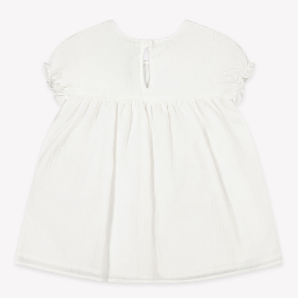 Moncler Baby Girls Dress In White