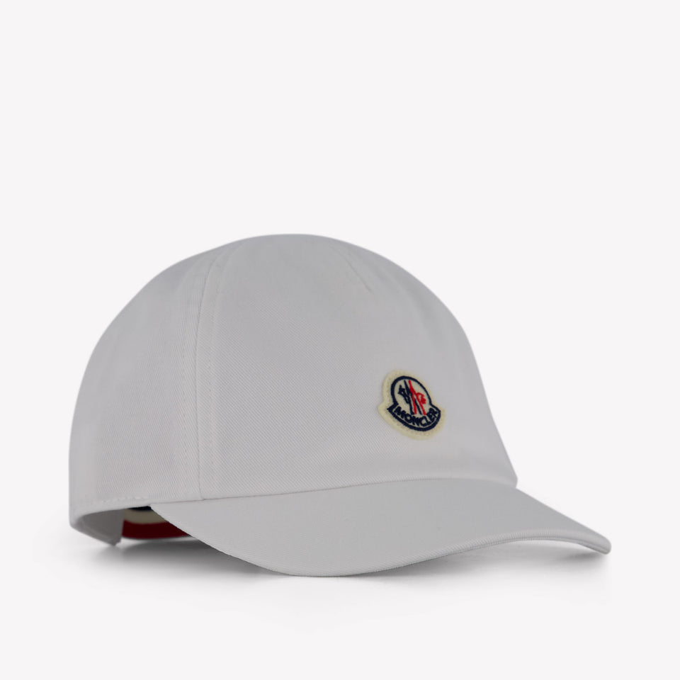 Moncler Baby guys Cap In White