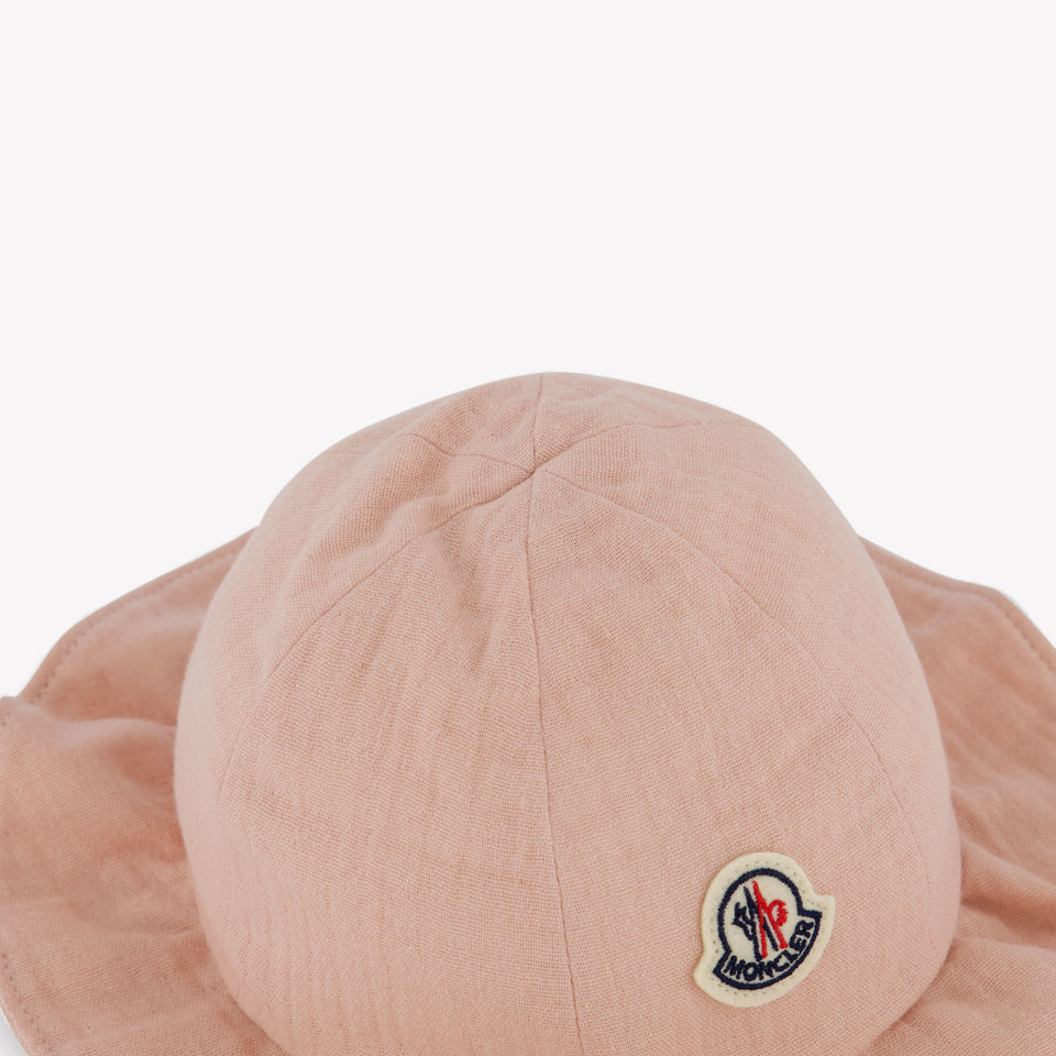 Moncler Baby Meisjes Hoed In Licht Roze