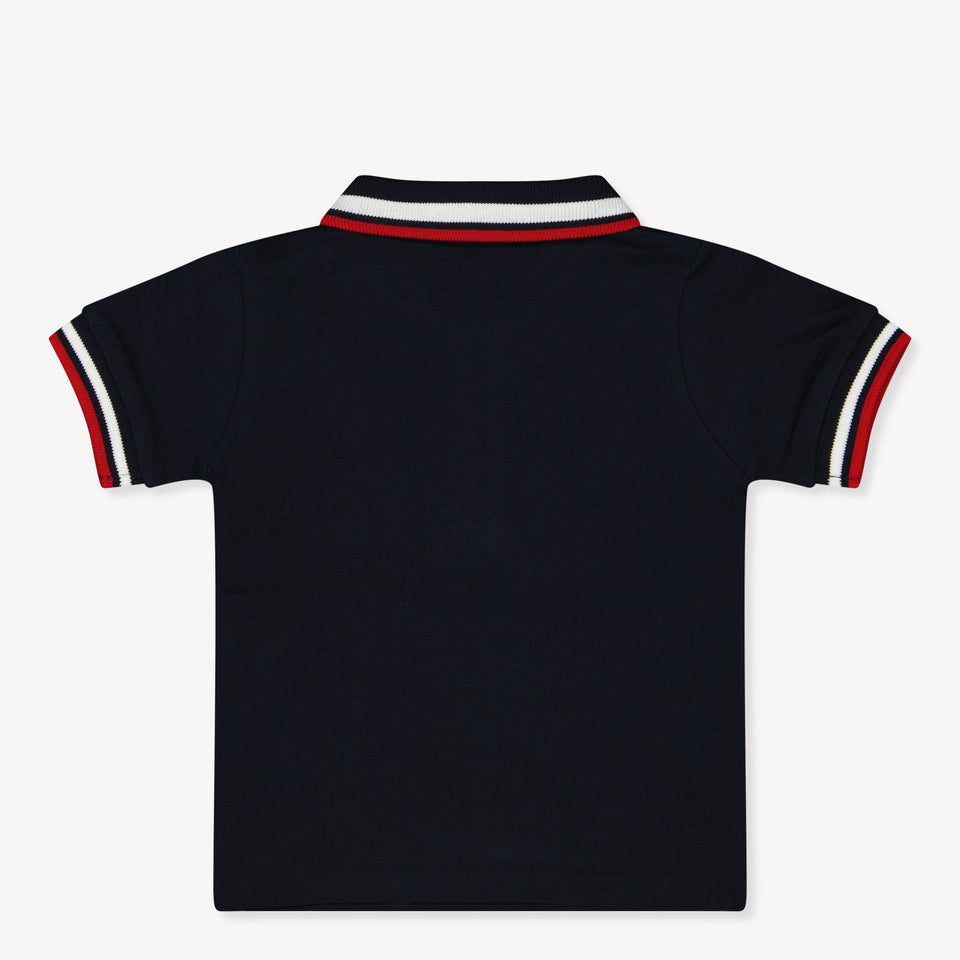 Moncler Baby Jongens Polo In Navy