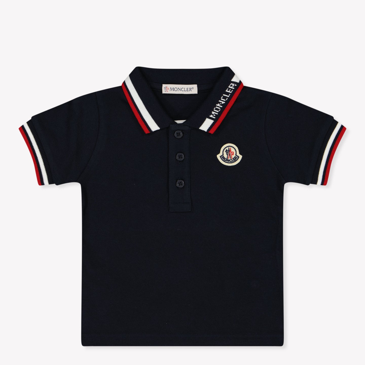 Moncler Baby Jongens Polo In Navy