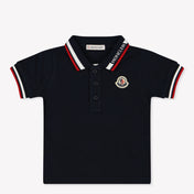 Moncler Baby Jongens Polo In Navy