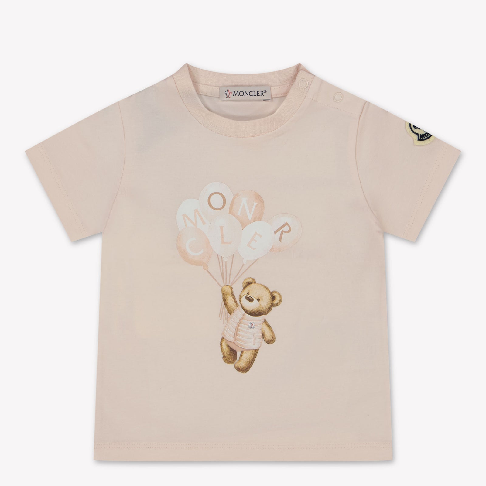 Moncler Baby Unisex T-shirt in Light Pink