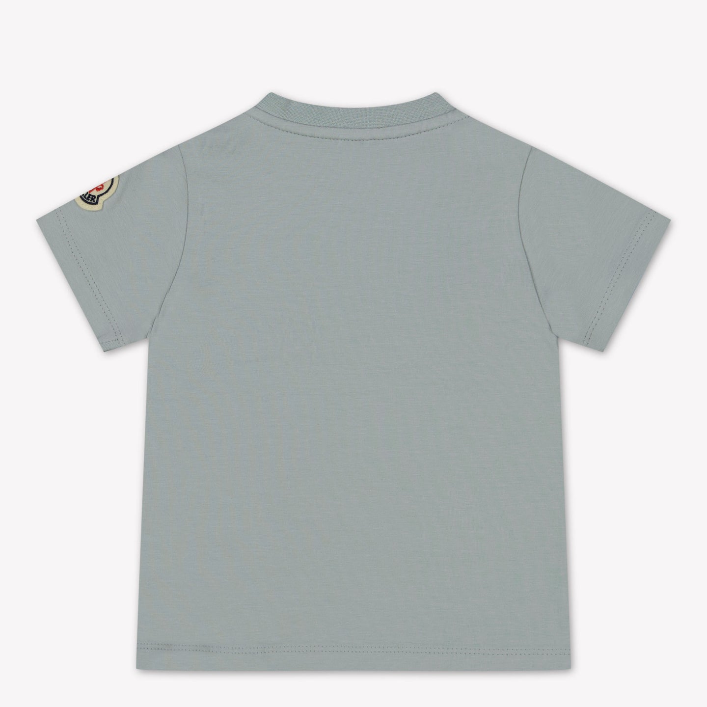 Moncler Baby Unisex T-Shirt In Licht Blauw