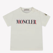 Moncler Baby Jongens T-Shirt In Wit