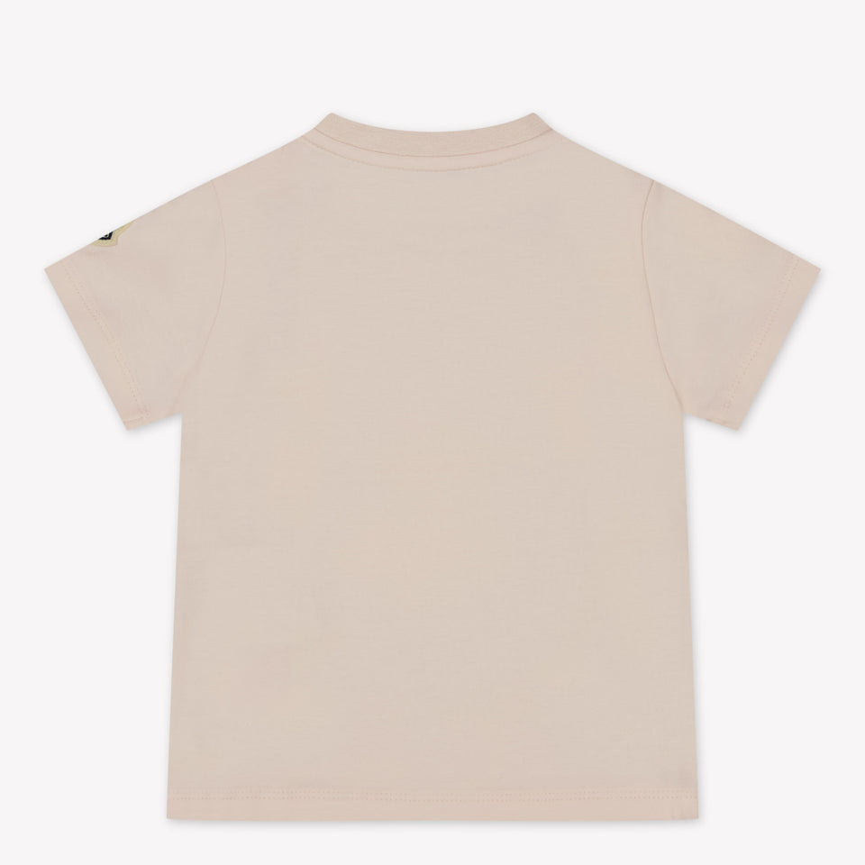 Moncler Baby Meisjes T-Shirt In Licht Roze