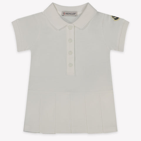 Moncler Baby Girls Dress In White