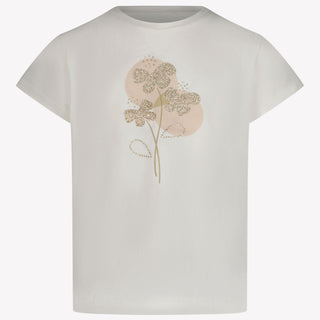 Mayoral Kinder Meisjes T-Shirt In Off White