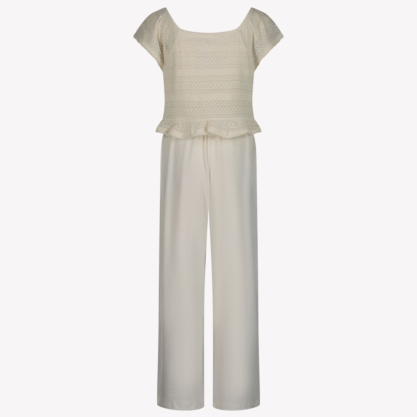 Mayoral Kinder Meisjes Jumpsuit In Off White