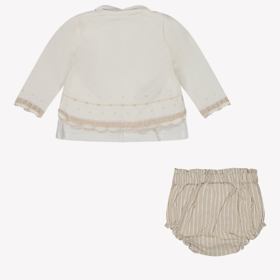 Mayoral Baby girls set in Beige