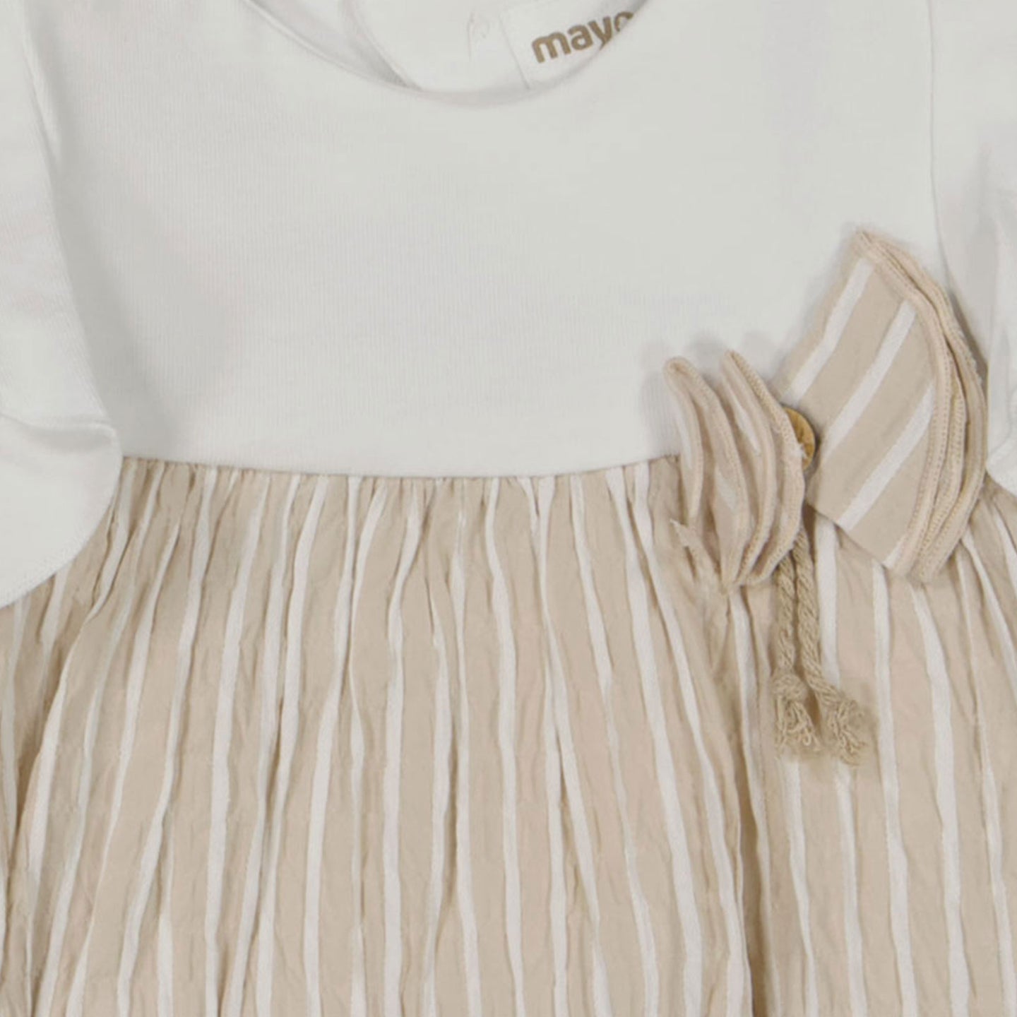 Mayoral Baby Meisjes Jurk In Beige