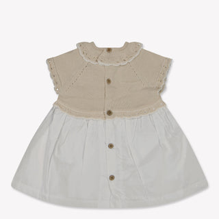 Mayoral Baby Girls Dress In Beige