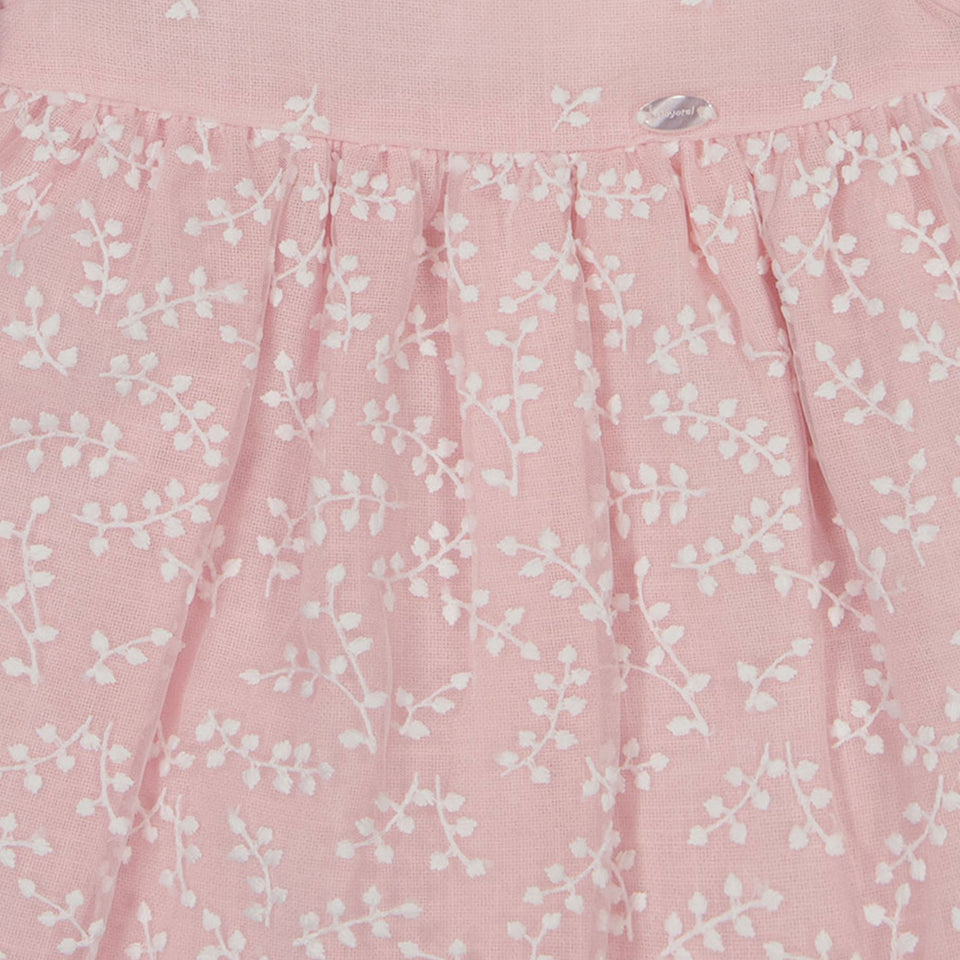 Mayoral Baby Girls Dress In Light Pink