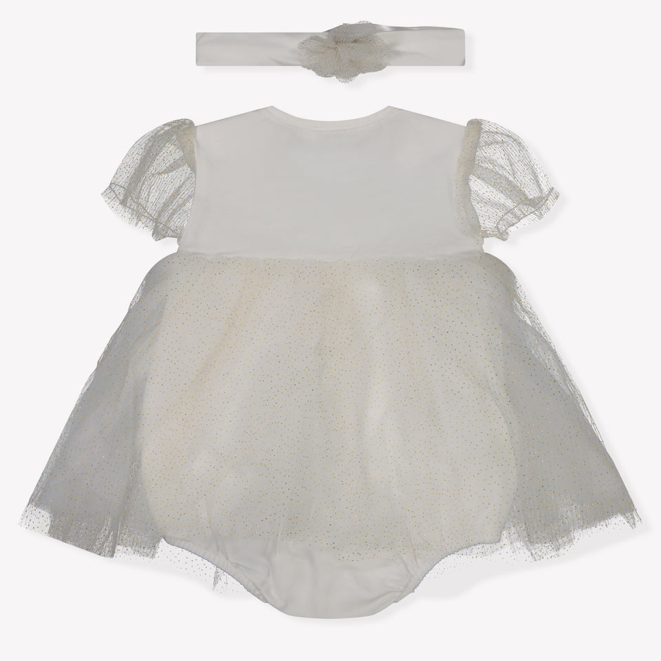 Mayoral Baby Meisjes Jurk In Licht Beige