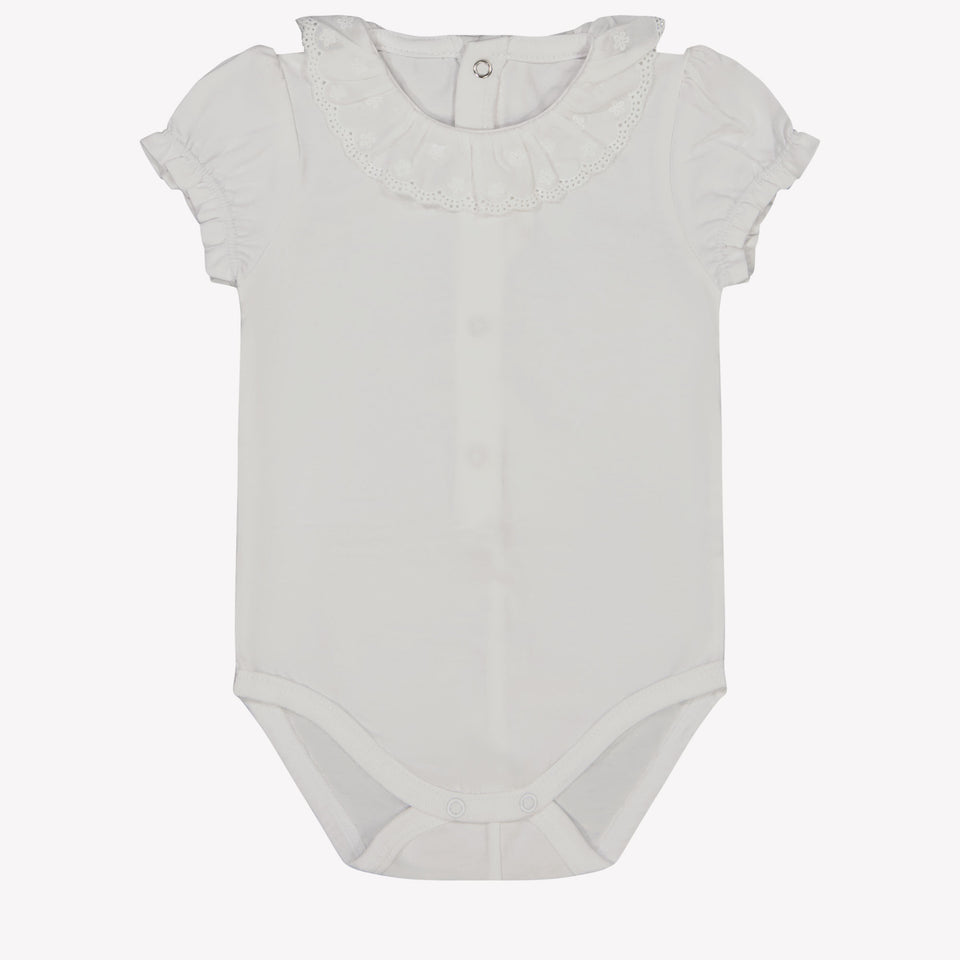 Mayoral Baby Girls Bodper In White