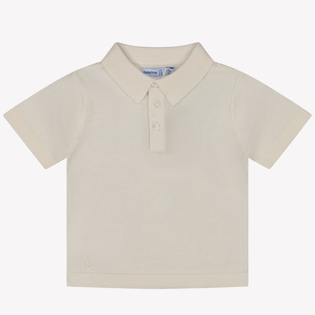 Mayoral Baby boys polo in OffWhite