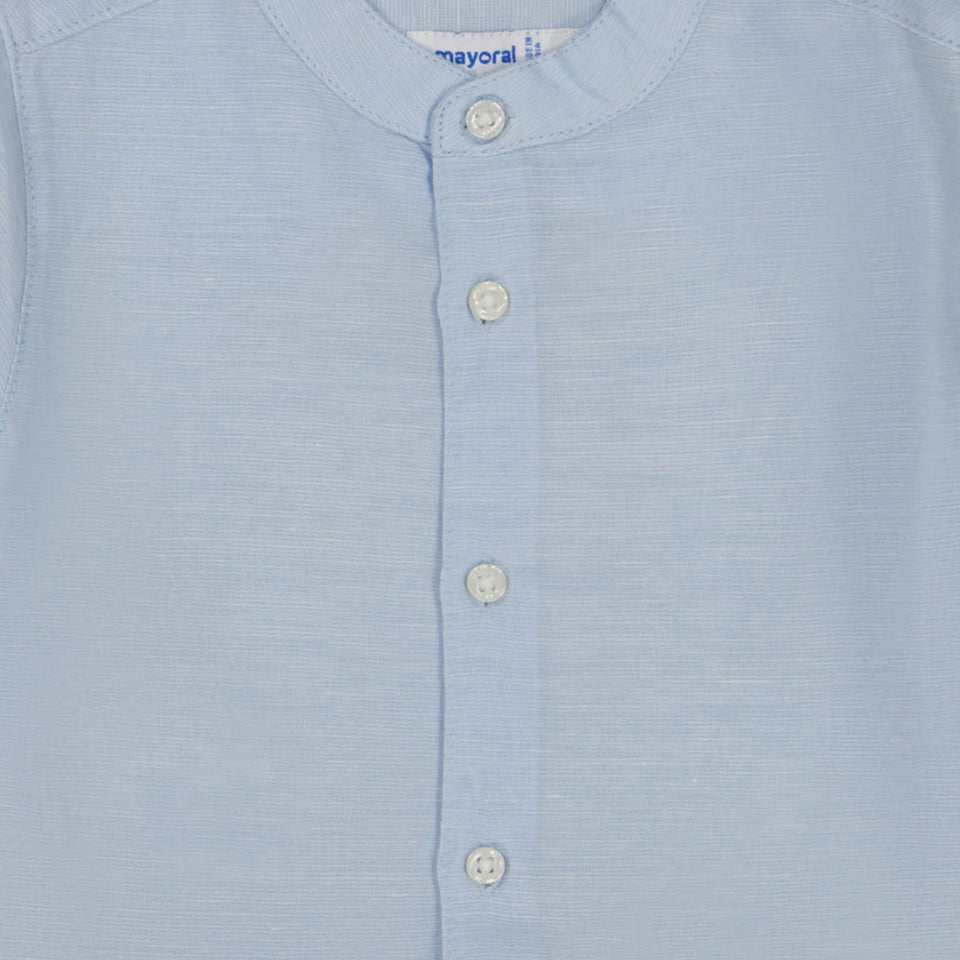 Mayoral Baby boys blouse in Light Blue