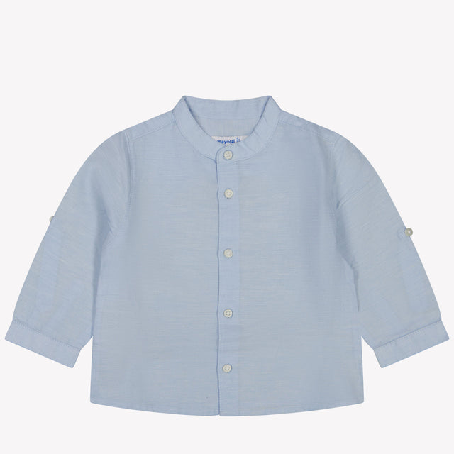 Mayoral Baby Jongens Blouse In Licht Blauw