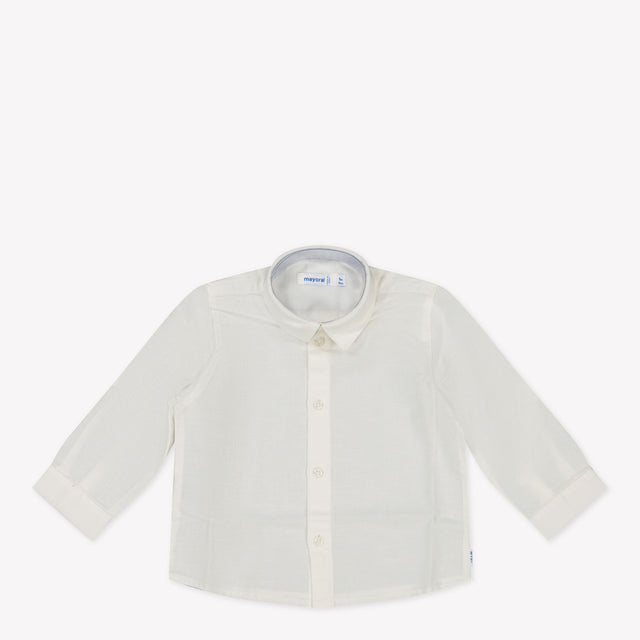 Mayoral Baby Jongens Blouse In Wit