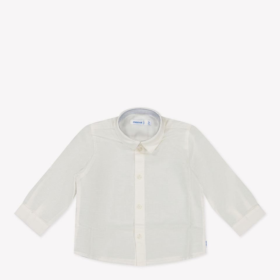 Mayoral Baby boys blouse in White