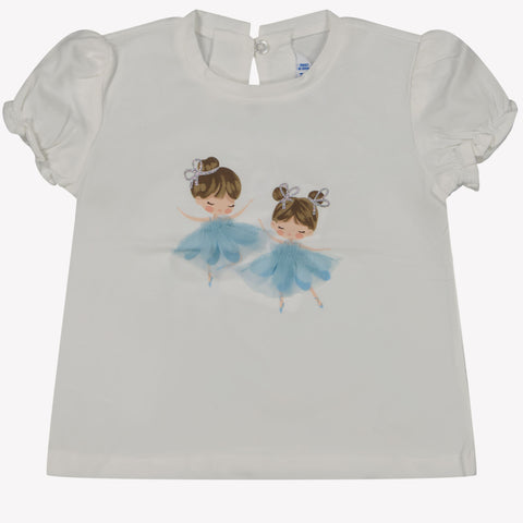 Mayoral Baby girls t-shirt in Light Blue