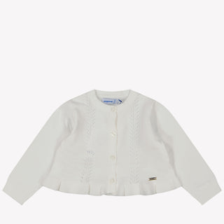 Mayoral Baby girls vest in OffWhite