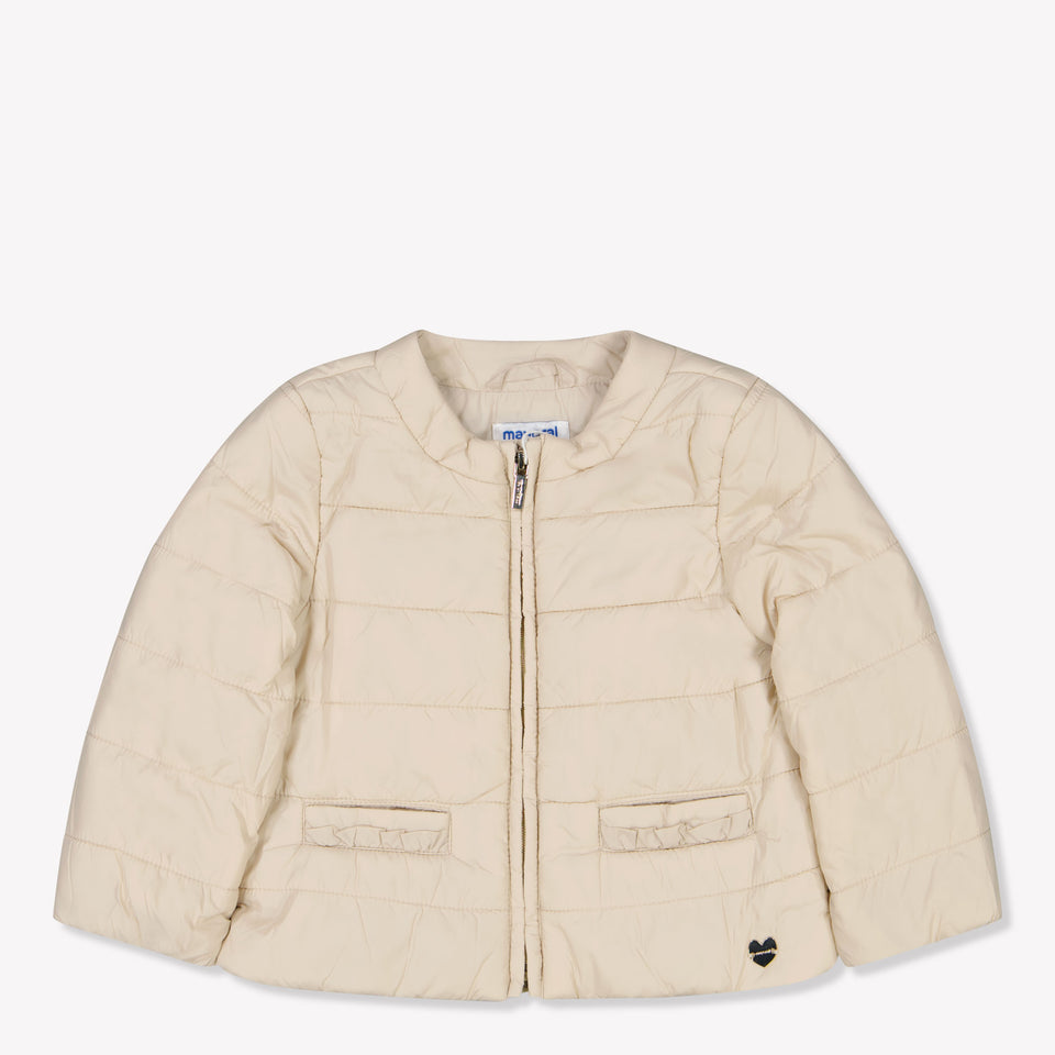 Mayoral Baby girls summer jacket in Light Beige