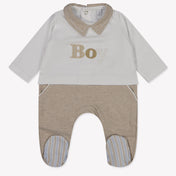 First Baby Boys Box Pack In Beige