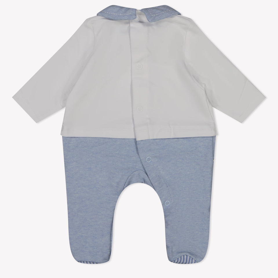 First Baby Jongens Boxpakje In Licht Blauw