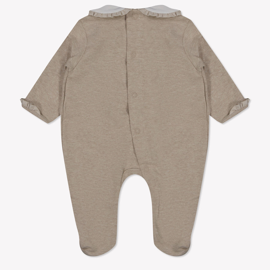 First Baby Girls Boxg Suit  Beige