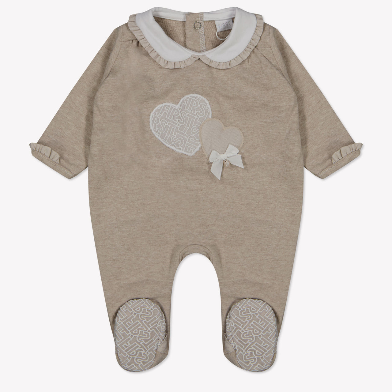 First Baby Girls Boxg Suit  Beige